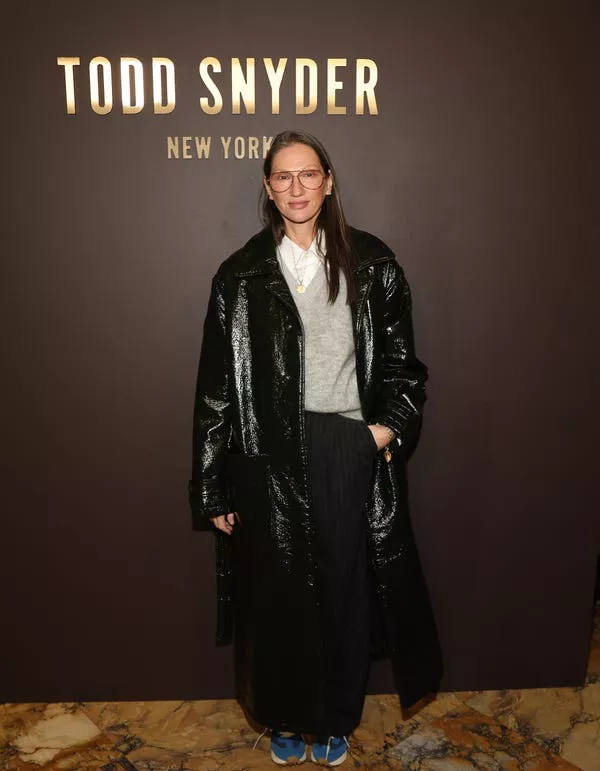 Jenna Lyons at the Todd Snyder runway show