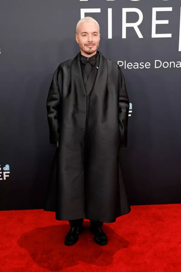 J Balvin en los 67º Annual Grammy Awards.