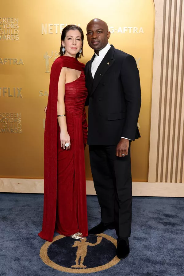 David y Emma Gyasi en los SAG Awards 2025.