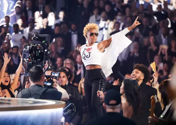 Janelle Monáe en los 67º Premios Grammy.