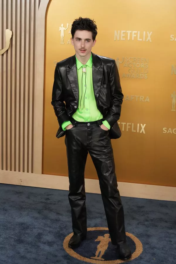 Timothée Chalamet en los SAG Awards 2025