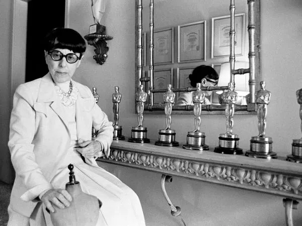 Edith Head tiene el récord de más Oscars ganados por una mujer. Mark Sullivan/Contributor/Getty Images