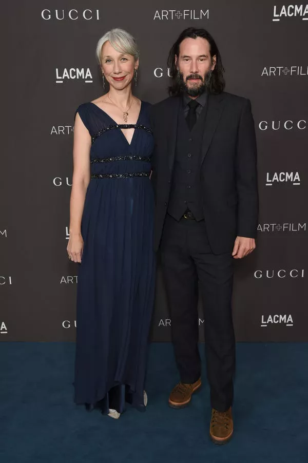 Keanu Reeves y Alexandra Grant en el LACMA Art + Film Gala 2019.