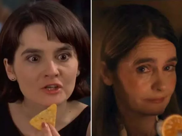 Shirley Henderson como Jude en 2001's 'Bridget Jones's Diary' y 2025's 'Bridget Jones: Mad About The Boy.'