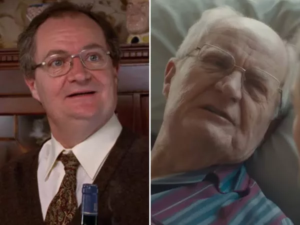 Jim Broadbent como Colin Jones en 2001's 'Bridget Jones's Diary' y 2025's 'Bridget Jones: Mad About The Boy.'