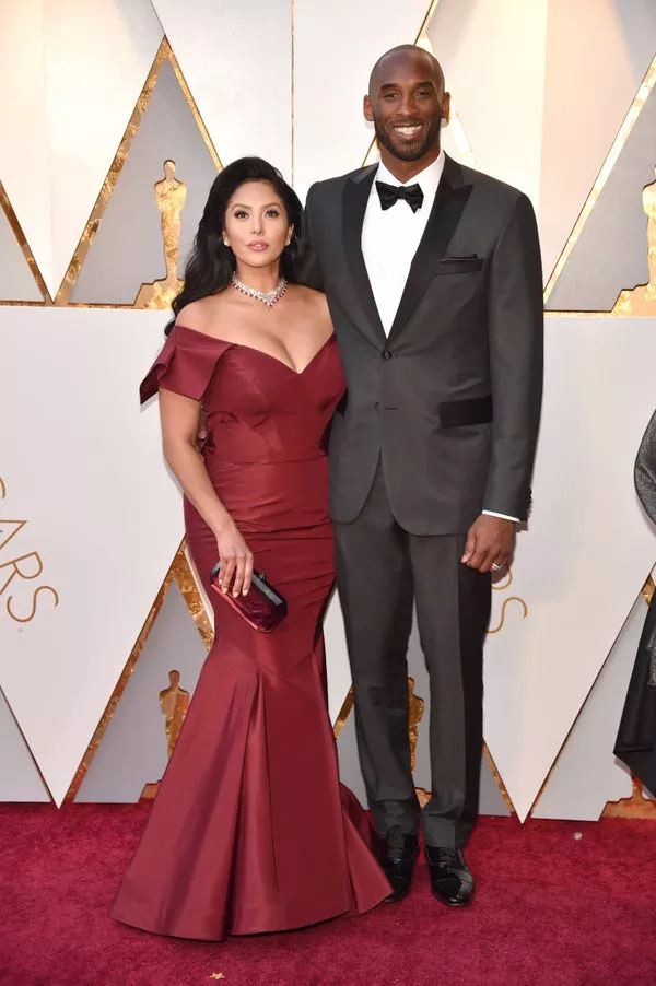 Kobe y Vanessa Bryant asistieron a los Oscars en 2018.