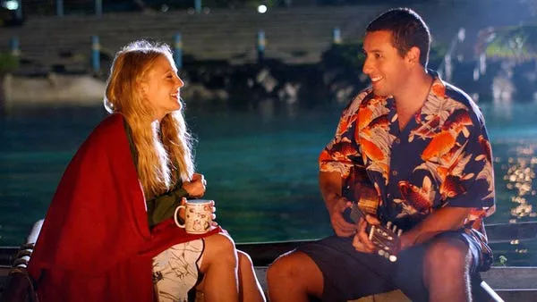 Drew Barrymore y Adam Sandler en '50 First Dates'.