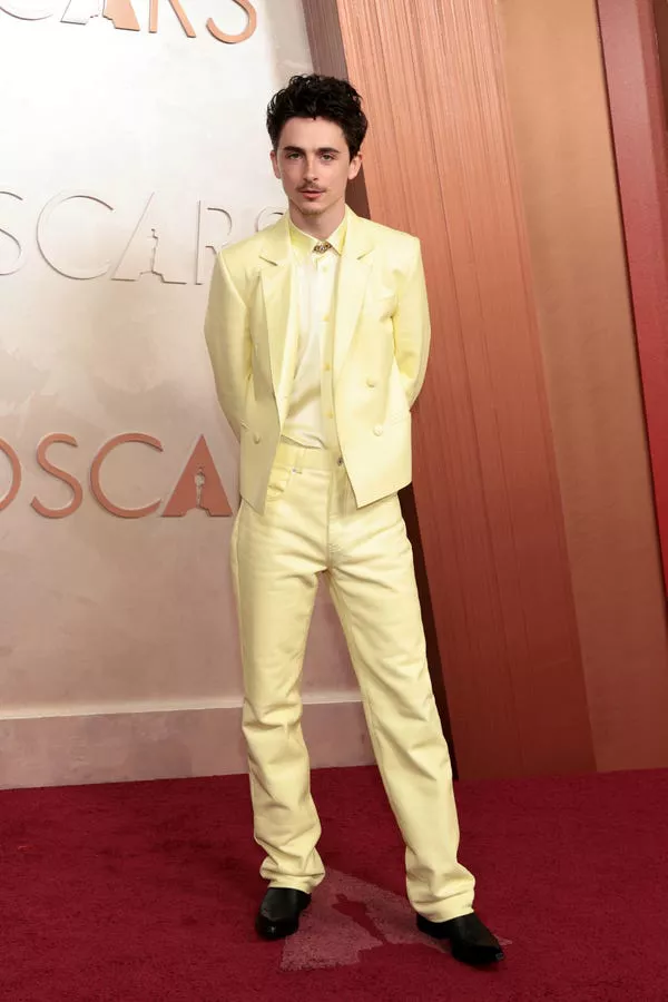 Timothée Chalamet en los Oscars